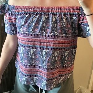 Off the shoulder top